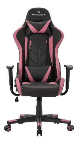 Cadeira Gamer Reclinável Strike Healer Pink  image